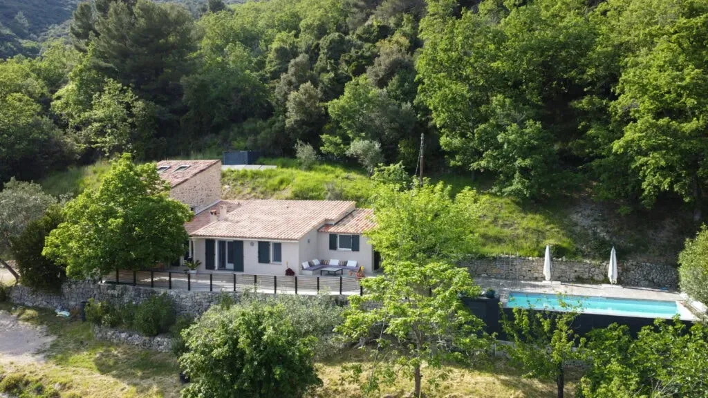 Provençal Adventures Limited — The retreat is set in a stunning old farmhouse in Seillans, France, offering extraordinary views of rolling hills that extend all the way to the sea. The surrounding land is rich with fruit and olive trees, and a wild forest teeming with butterflies stretches for miles, occasionally revealing glimpses of wild boar or deer.