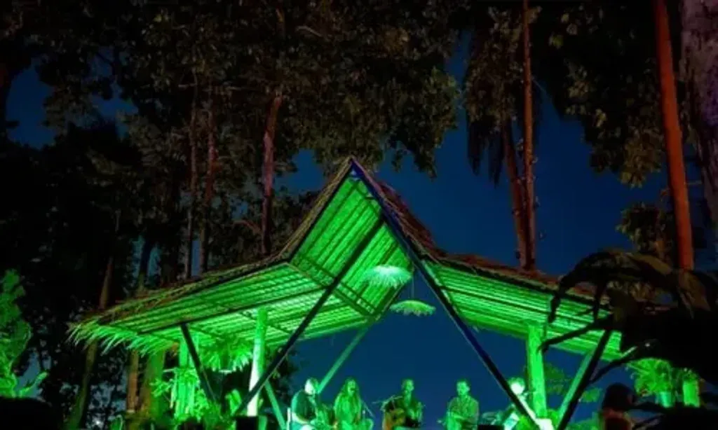 Pyramid Yoga Center — set within a vibrant tropical forest on the Thai island of Koh Phangan, Pyramid Yoga Center offers a serene and energizing environment. The natural beauty of the towering trees and the unique pyramid-shaped yoga shalas create an atmosphere conducive to spiritual growth and connection.