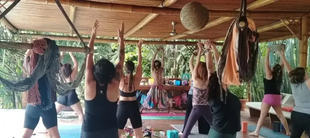 Release Reset Retreats — set in Jacó, Costa Rica, the Soul Sync Sanctuary provides a serene and intimate setting. Surrounded by the natural beauty of the region, it offers a peaceful escape from the everyday. The venue itself is designed to foster relaxation and connection, with comfortable spaces both indoors and out, including two refreshing pools.