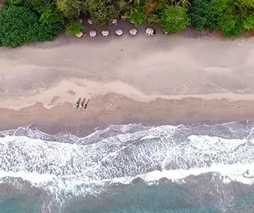 Retreats with Guru — set in the lush tropical paradise of Costa Rica, this center is situated in a quiet, out-of-town atmosphere on the South Caribbean Coast. Just steps away from the gorgeous black sand beach of Playa Negra, the venue provides an ecological and serene environment, well suited to relaxation and connecting with nature.