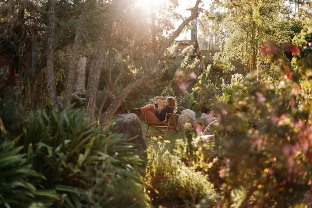 Samadi Healing — The retreat venue is set deep within the Sacred Valley of Peru, offering breathtaking views of the surrounding mountains. It's a tranquil spot designed to be in harmony with the natural environment, featuring beautiful gardens and stylish interiors that create a peaceful and restorative atmosphere.