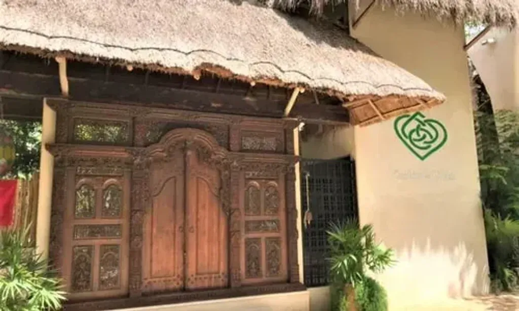 Samskara Ayahuasca Retreat — Cachito de Cielo, the retreat's venue, is set in the vibrant jungles of Tulum, Mexico. It's described as a sacred site and a 'medicine place,' designed to foster presence and tranquility. While offering the peace of a jungle sanctuary, it remains conveniently close to Tulum's beautiful beaches, yet far enough from the town's bustle to ensure a serene and focused retreat experience.