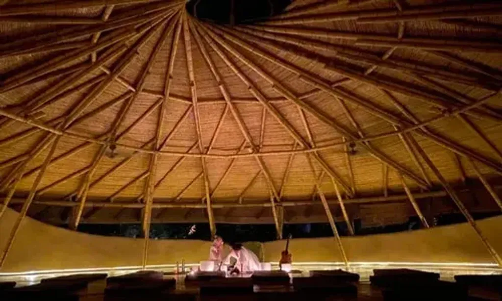 School of Psychedelics — The School of Psychedelics is situated within Brave Earth, an 80-acre regenerative sanctuary. This lush haven is cradled between the ancient Children's Eternal Rainforest and the powerful, iconic presence of Arenal Volcano, offering a truly immersive natural atmosphere where the sounds of the jungle are your constant companion.