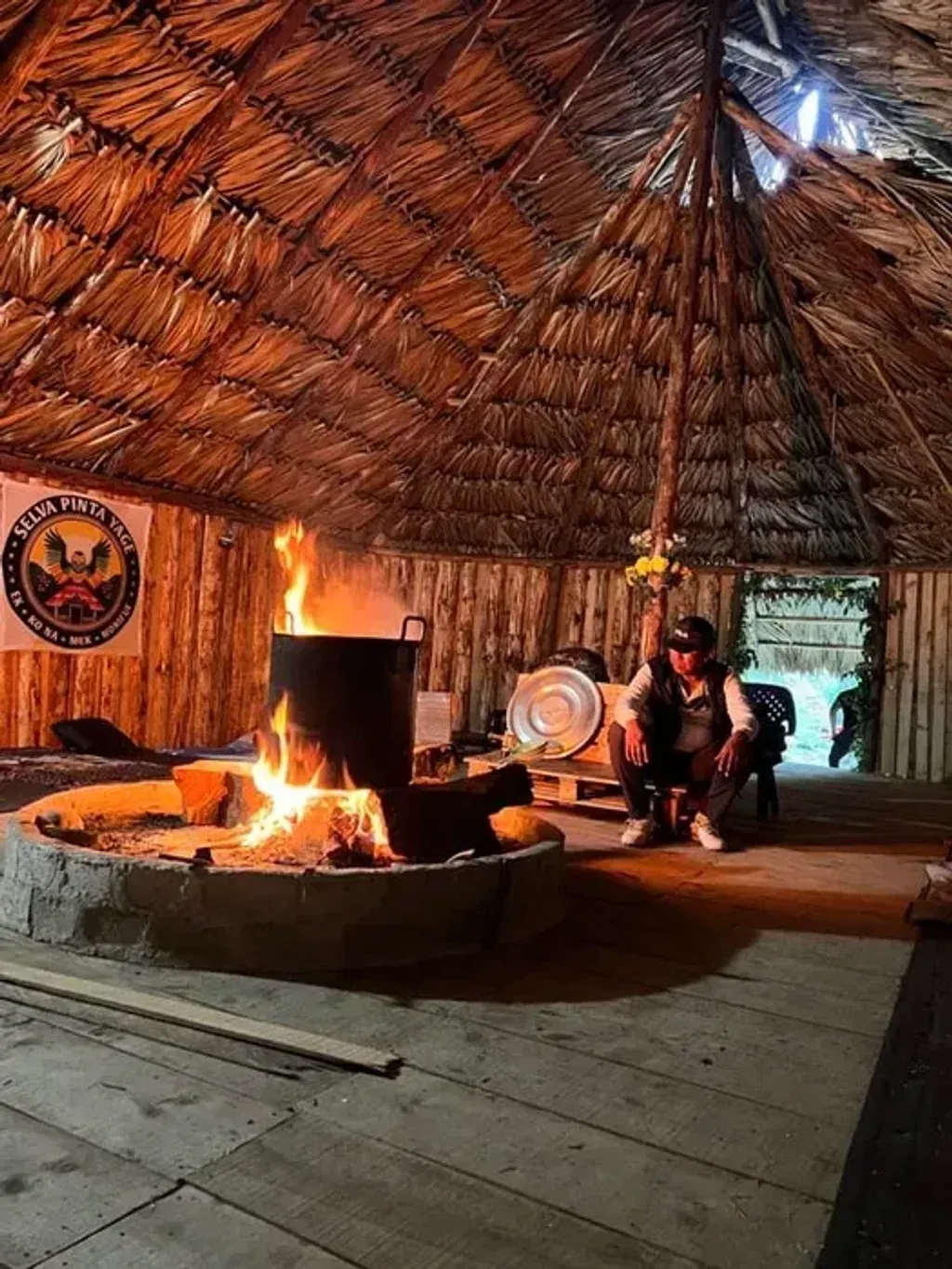 Selva Pinta Yage — The center is situated in Guarne, Antioquia, Colombia, offering a retreat experience within a traditional Maloka ceremony space.