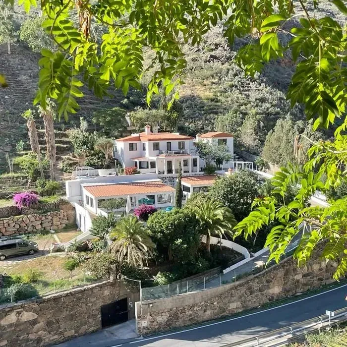 SenseTheSense — Located in the Barranco de la Data within the Gran Canyon of Gran Canaria, the center offers a serene and natural environment. The landscape is rugged and beautiful, providing a peaceful backdrop for introspection and physical practice. With several outdoor lounge areas, guests can enjoy the island's pleasant climate and scenic views.