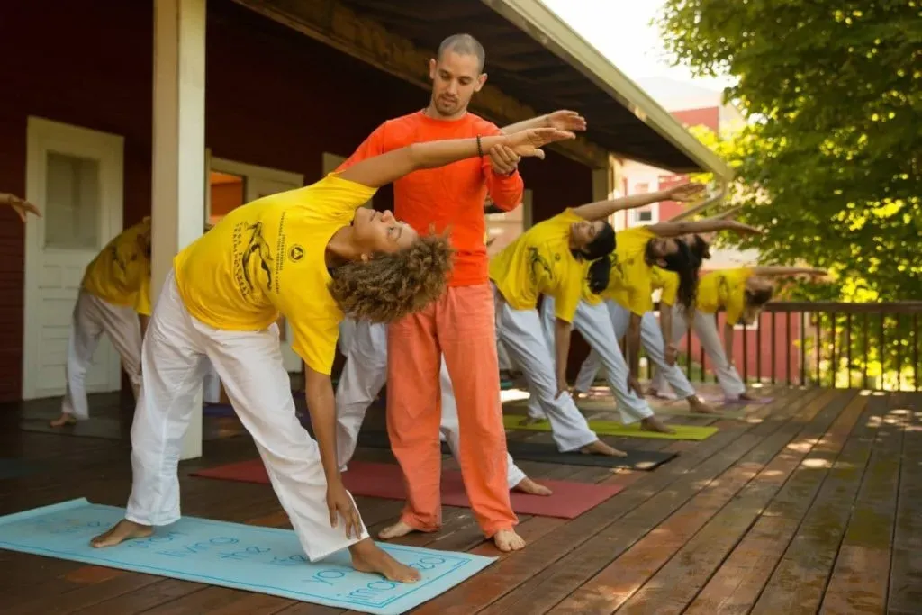 Sivananda Yoga Ranch — The Sivananda Yoga Ranch is situated in the picturesque Catskill Mountains of upstate New York, offering a natural and peaceful environment. The simple living close to nature is designed to quiet the mind and foster a sense of tranquility, providing a stark contrast to urban life.