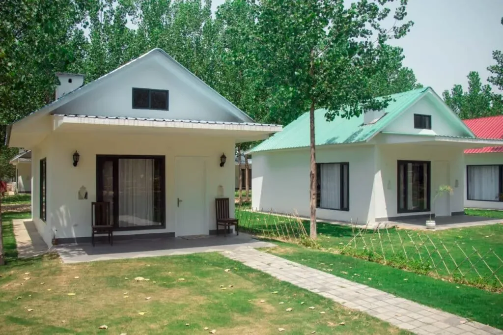 Solis Naturals Private Limited — The retreat is situated in Hoshiarpur, offering a peaceful environment that blends natural tranquility with modern amenities. While specific details about the surrounding landscape are not provided, the emphasis on a 'peaceful haven' suggests a serene and calming atmosphere conducive to relaxation and introspection.