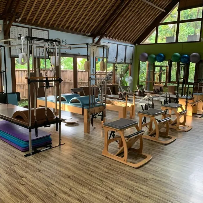Sook Fun Chen & Theresa Le Sliworsky — The F.R.E.S.H Retreat center is custom-built within the charming village of Nyuh Kuning in Ubud, Bali. This location offers a serene backdrop for movement and mindfulness, situated behind a Balinese family house and easily accessible, near local landmarks like the Yayasan Bumi Sehat and Bali Spirit Hotel.