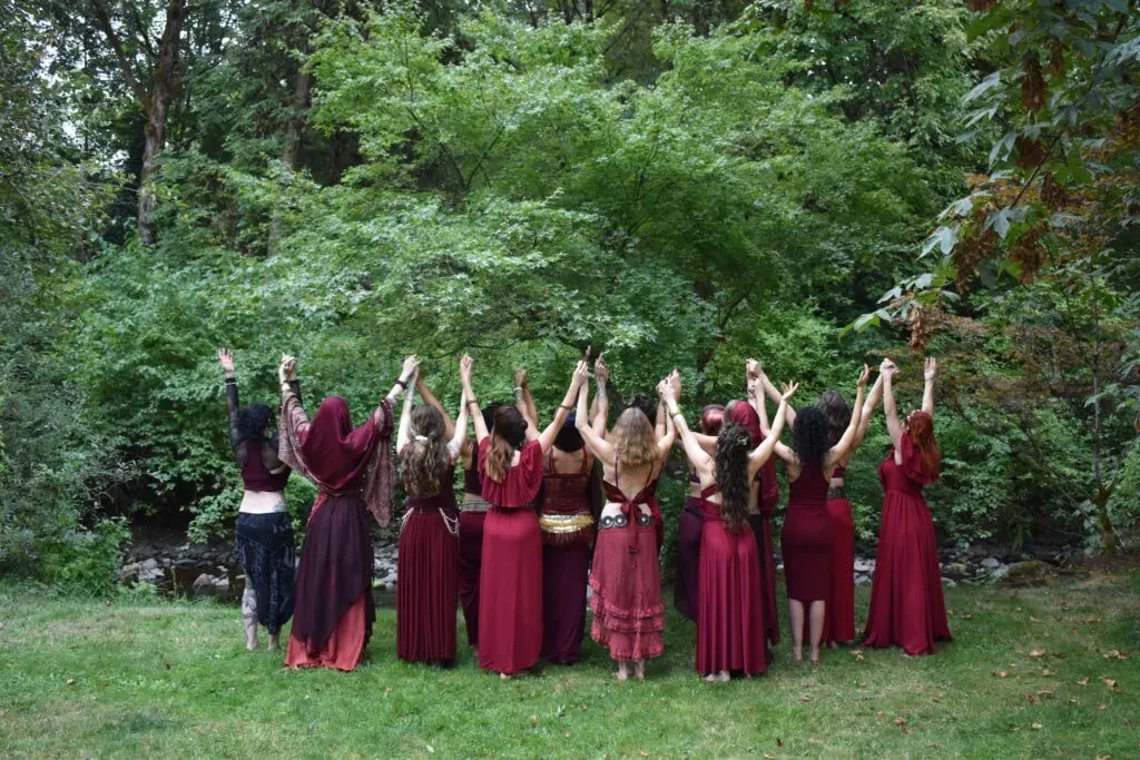 SORCERESS Belly Dance + Yoga + Magick Retreat — Located in Marcola, the retreat offers a serene environment away from the hustle and bustle, providing a space for deep introspection and connection. While specific details about the landscape are not provided, the address suggests a rural Oregon setting, likely surrounded by natural beauty conducive to reflection and movement.