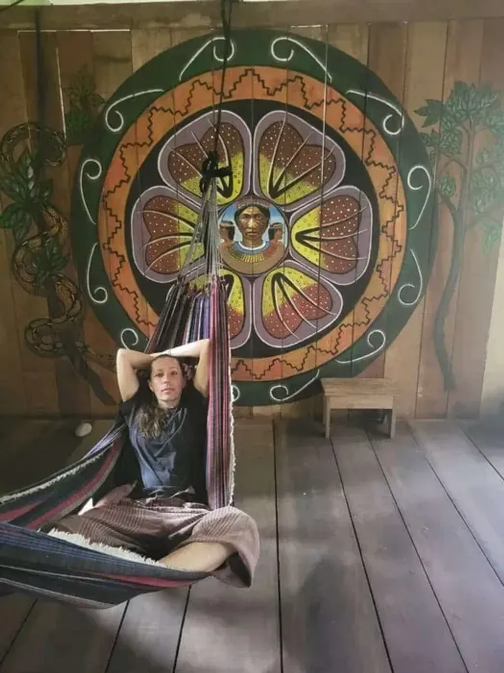 Spirit of the Jungle Retreats — The retreat center is set deep within the lush Peruvian Amazon, specifically in the tranquil community of Padre Cocha, alongside the Nanay River. A traditional ceremonial maloca stands as the heart of the retreat, enveloped by the vibrant jungle. This natural setting provides a serene and private atmosphere, fostering a deep connection to the surrounding environment.