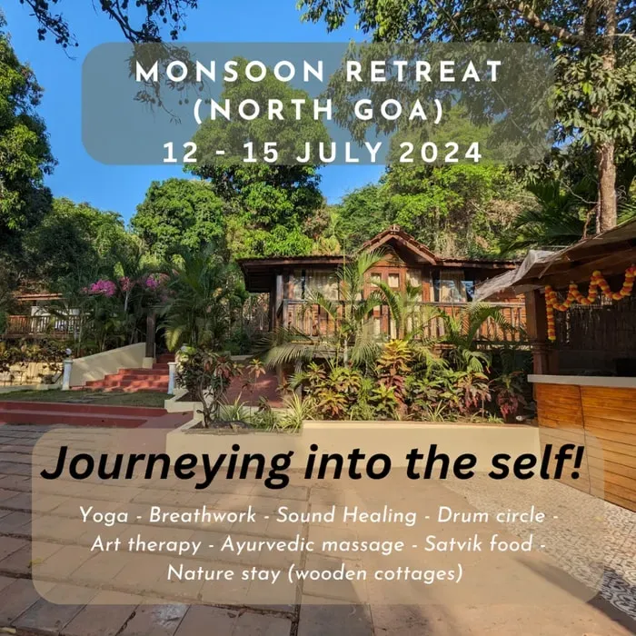 Suha — set in the peaceful Querim area of North Goa, Suha provides a calming natural environment. The center features open spaces, natural waterfalls, and a dedicated yoga hall, all contributing to an atmosphere conducive to relaxation and inner exploration. The surroundings are designed to foster a sense of connection with nature.