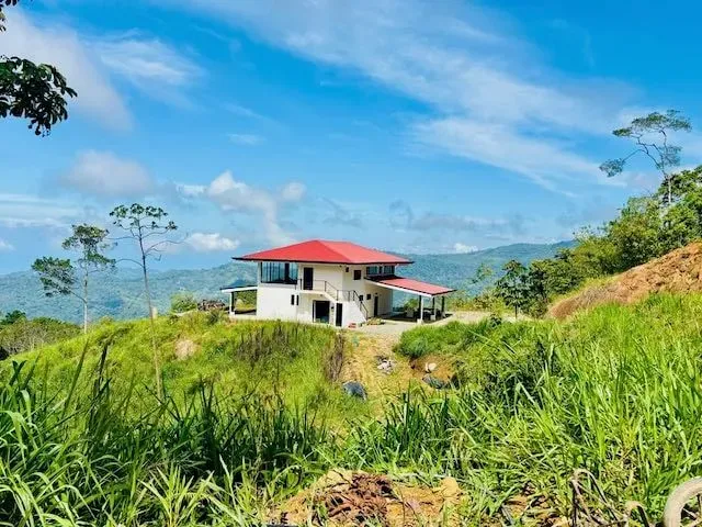 Temple of Love — Perched high in the hills above Uvita, the Temple of Love enjoys a quiet and somewhat isolated location, offering a cooler climate than the coastal areas. The property boasts a private waterfall and, on clear days, provides ocean views of the Pacific with stunning sunsets. It's a natural sanctuary designed for deep immersion.