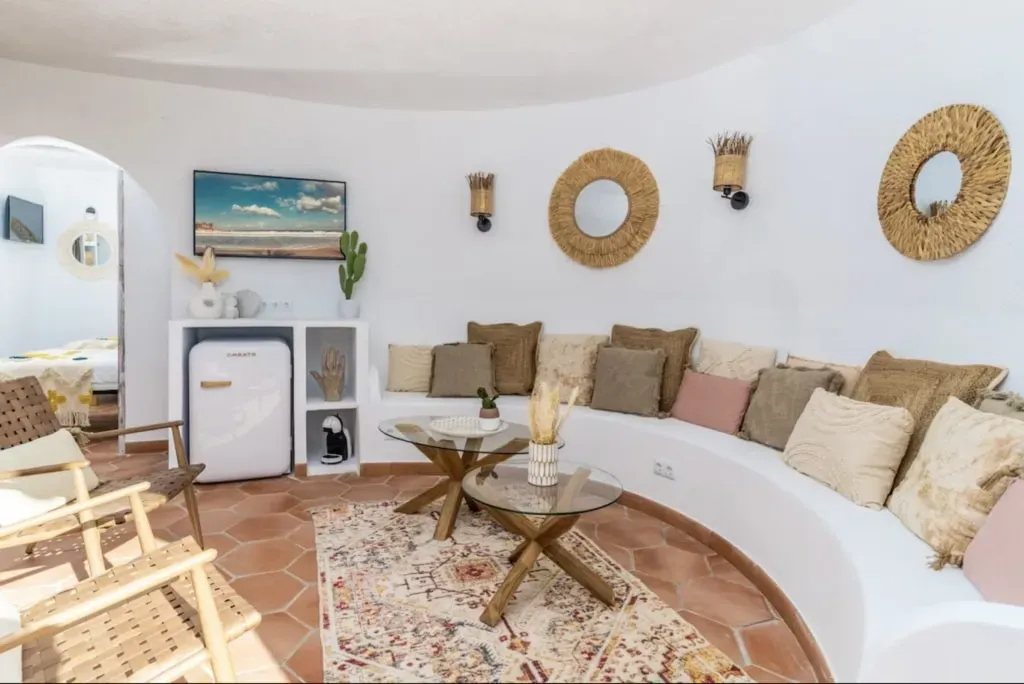 The Digital Detox Retreat — The retreat is situated in Javea, a beautiful coastal town in Spain, offering a serene backdrop of both water and mountains. Guests can enjoy proximity to the ocean, with several stunning beaches and a lighthouse within a short drive or walk. The atmosphere encourages relaxation and disconnection from the everyday hustle, surrounded by natural beauty.