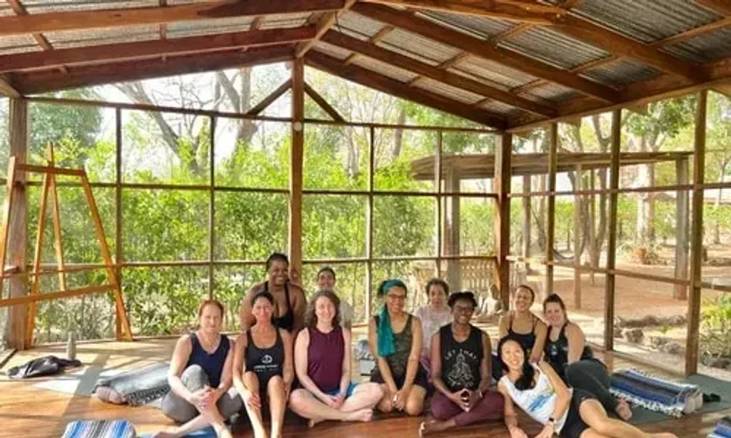 The Edge of the Sun — The retreat is situated within Peace Retreat Costa Rica, a rustic 5-acre learning and wellness center. It's located in Playa Negra, along the Pacific Coast of Guanacaste Province, a region known for its natural beauty and vibrant atmosphere. The setting provides a serene backdrop for self-discovery and relaxation.
