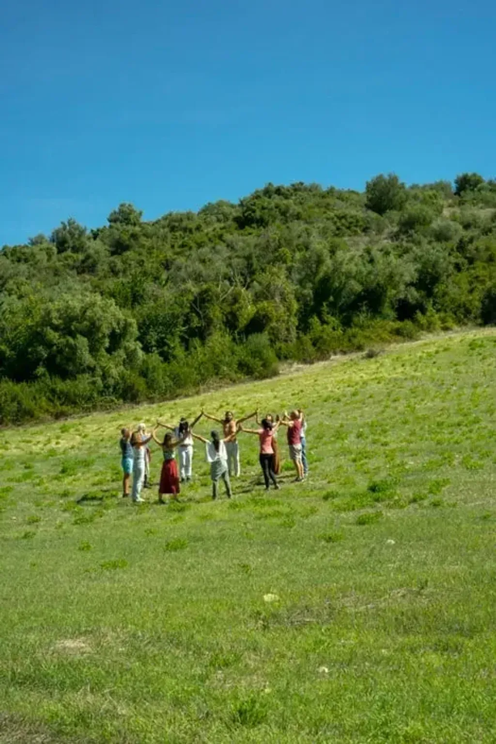 The Hearthist Retreat — set in Mafra, Portugal, the retreat is held at Casa Shanti, a venue described as magical. It's surrounded by abundant nature, including fruit trees and wild flowers, creating a peaceful and inspiring atmosphere for introspection and connection.