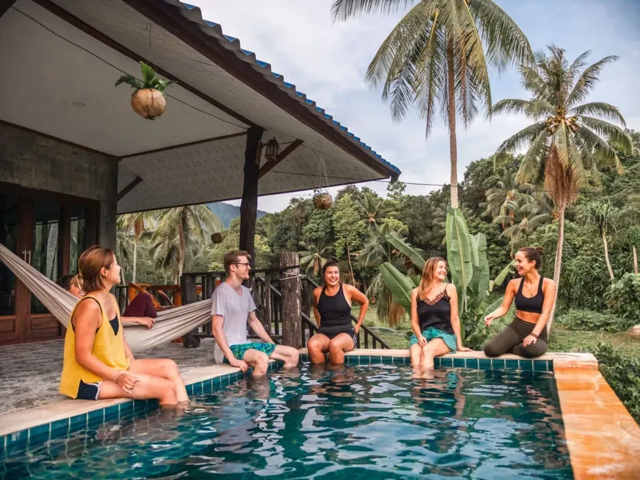 The Listening Body Retreat — The retreat is housed in a private villa within the larger Wonderland Healing Center, offering a secluded and quiet environment for focused work and rest. Guests also have access to the center's communal areas and facilities, fostering a sense of community amidst the serene surroundings.