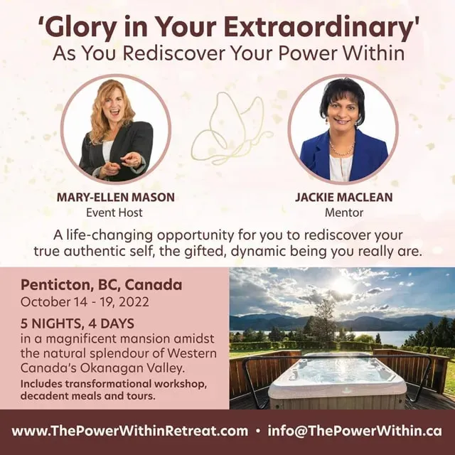 The Power Within — set in the scenic Okanagan Falls area of British Columbia, the center provides a tranquil backdrop for introspection and relaxation. The natural beauty of the region, with its rolling hills and clear skies, contributes to a peaceful atmosphere conducive to a retreat experience.