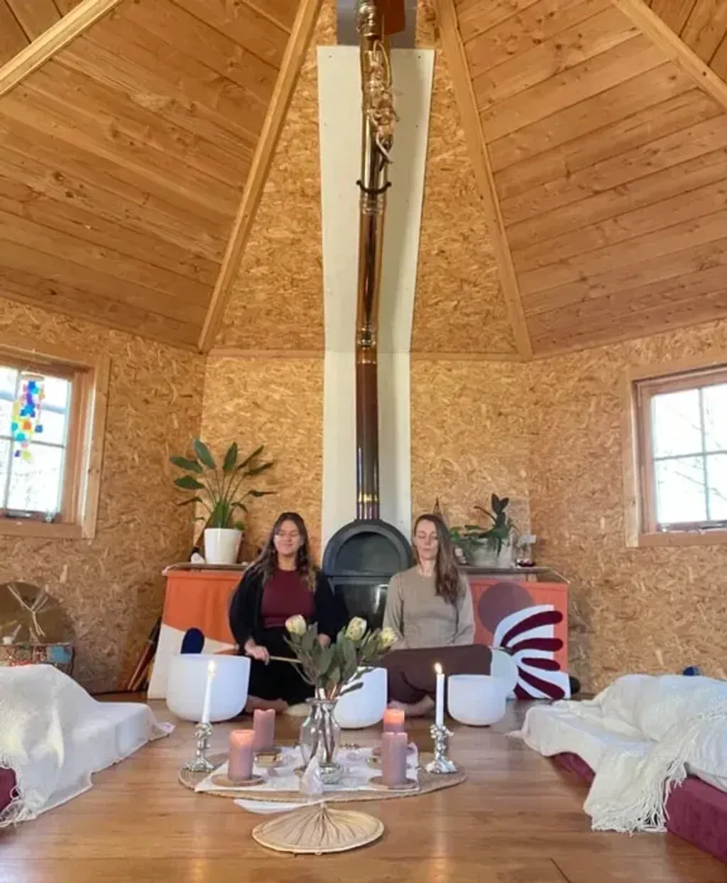 Therapy yoga dhyana & Herthus Cacao — The center is located in Makkum, Netherlands, offering a tranquil escape in the Dutch countryside. Het Zonnehuis, the venue, is a charming group accommodation with a warm and inviting atmosphere, set amidst peaceful surroundings.