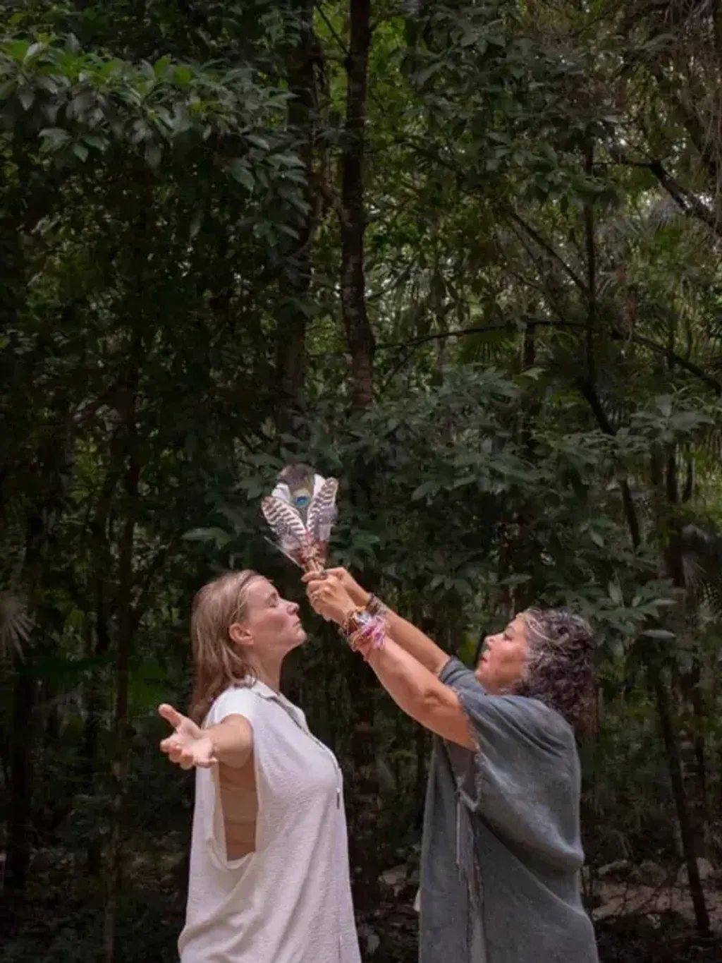 Toad Ceremony Tulum — Toad Ceremony Tulum offers two distinct and beautiful settings for its retreats. One option is a private beachfront bungalow estate located in the serene Si'an Kaan, providing direct access to the ocean and a tranquil coastal atmosphere. Alternatively, guests can choose a private jungle cenote and villa property near Tulum, immersing themselves in the lush, vibrant energy of the Mexican jungle with its natural swimming holes.