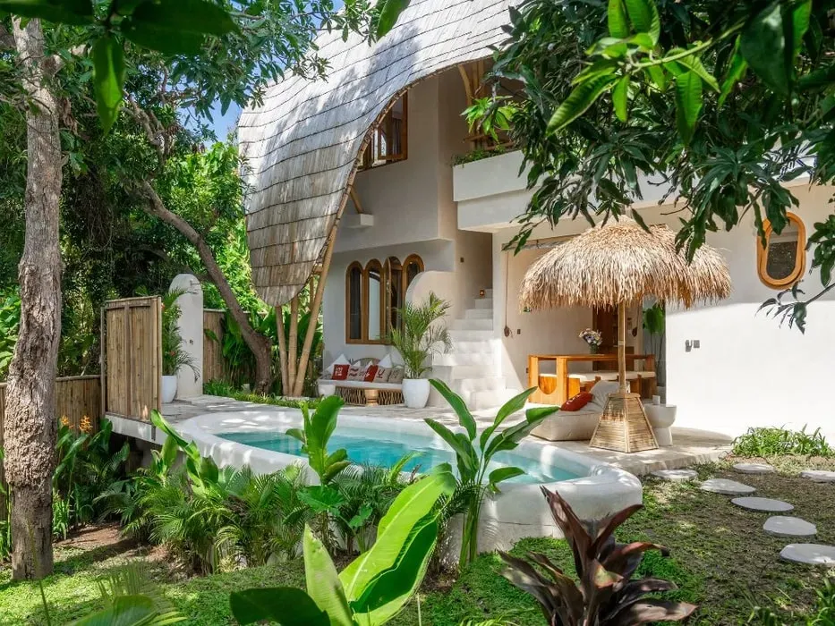 Totem Bali Surf & Yoga — Located on Jl. Pantai Balangan, the center is situated in a vibrant part of Bali, close to the famous Balangan Beach. This area is known for its surf breaks and scenic coastline, offering a lively yet serene backdrop for a retreat focused on both physical activity and inner peace. Guests can enjoy the tropical surroundings and the relaxed island atmosphere.