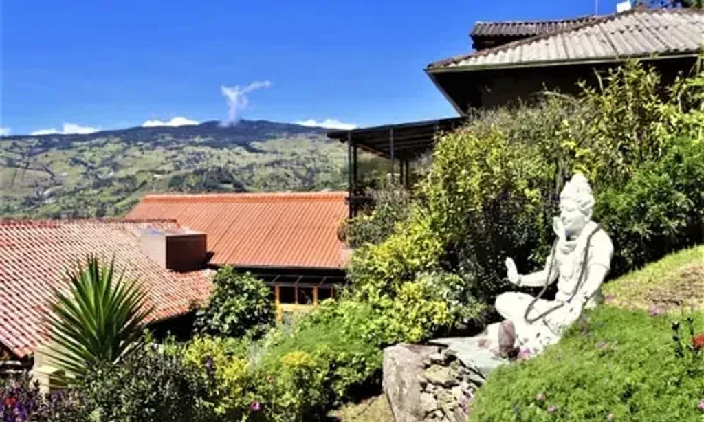 Twelve Hummingbirds Andes Retreats — set in a sacred Andean valley, Twelve Hummingbirds Andes Retreats is surrounded by 25 acres of pristine natural beauty. The landscape features hiking trails, meditation caves, and ancient archaeological sites, including a 2500-year-old Cañari settlement. The air is sweet, condors soar overhead, and the energy of this location, near where San Pedro cactus grows, is said to be profoundly spiritual.