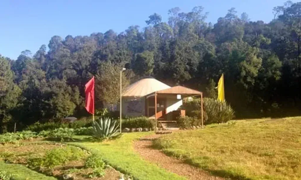 Vision Quest — Vision Quest is situated on 8 acres of picturesque land in agricultural Mexico, surrounded by lush nature. The environment is designed to foster peace and connection, offering a tranquil escape from the hustle and bustle of city life. Expect a serene countryside atmosphere, well suited to contemplation and rejuvenation.