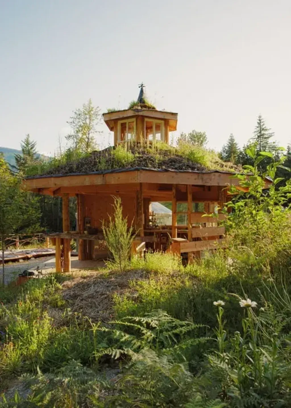 Wildheart Retreat — The retreat is situated on five private acres in Rockport, Washington, offering stunning mountain views, vibrant gardens, and ancient trees. The entire property runs on 100% solar power, creating a harmonious and sustainable environment deeply connected to its natural surroundings.