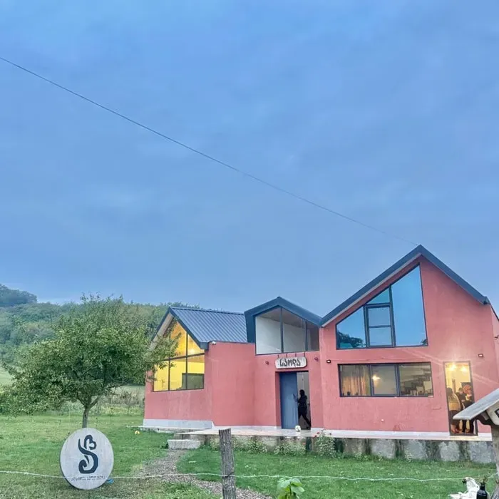 Yellow vs Blue — The center is located in Matsevani, a village approximately 60km from Georgia's capital, Tbilisi. It's part of the Youth Society Parzival's educational campus, which includes various facilities like a hypotherapy campus with horses and a biodynamic garden, suggesting a tranquil and nature-integrated environment conducive to learning and personal growth.