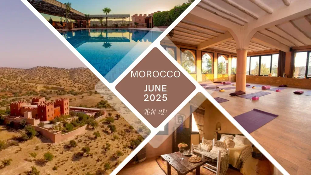 Yoga Fusion Shala — The center is located at the Atlas Kasbah Ecolodge, a stunning property set near Agadir. The atmosphere emphasizes sustainability and local culture, with buildings constructed from natural materials like rammed earth and tadelakt, blending harmoniously with the Moroccan landscape.