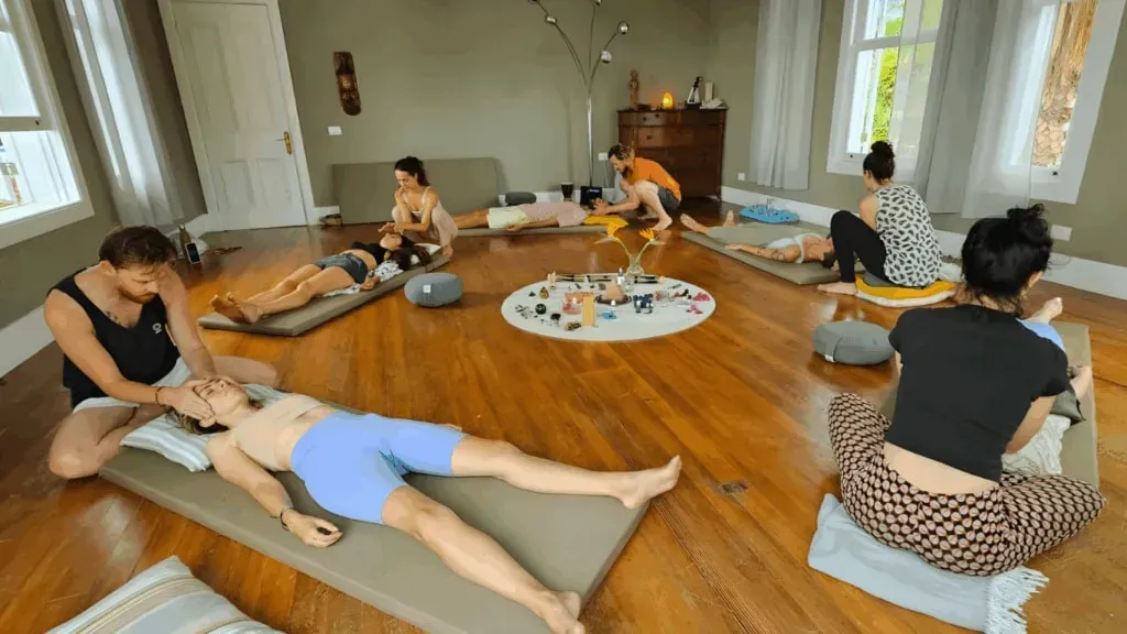 Yoga Ritual — Casa Los Hermanos provides a serene backdrop for reflection and practice. While specific details about the surrounding landscape are not provided, the name suggests a welcoming, communal atmosphere, likely offering a peaceful environment conducive to yoga and meditation.