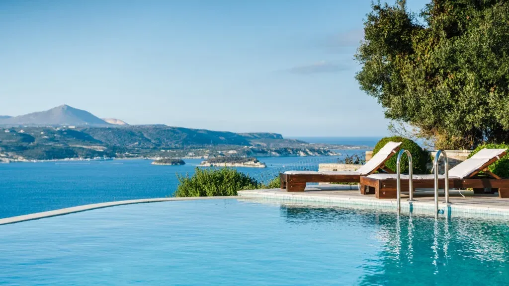 Your Cretan Retreat by Evi — set in the picturesque region of Chania, Crete, the retreat unfolds across two beautiful villas, Villa Oniro and Villa Thea. The surrounding landscape offers a tranquil Mediterranean ambiance, well suited to relaxation and outdoor activities, with ancient sites like Aptera nearby.