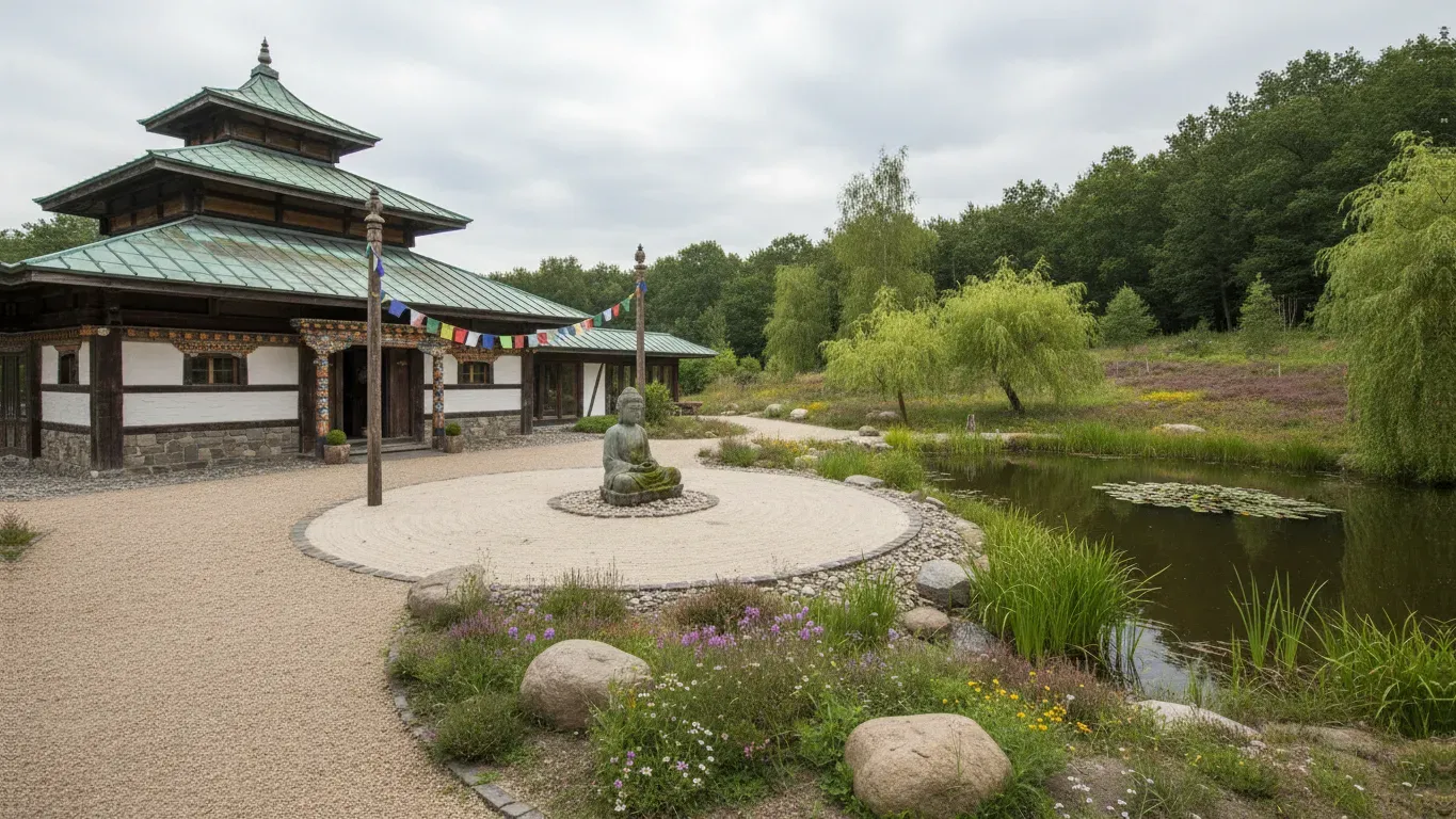 Shambhala Meditatie Centrum Leiden — The center is located in Oegstgeest, a municipality in the Netherlands. While specific details about the immediate surroundings are not available, its location suggests a quiet, community-oriented atmosphere, conducive to focused meditation practice.
