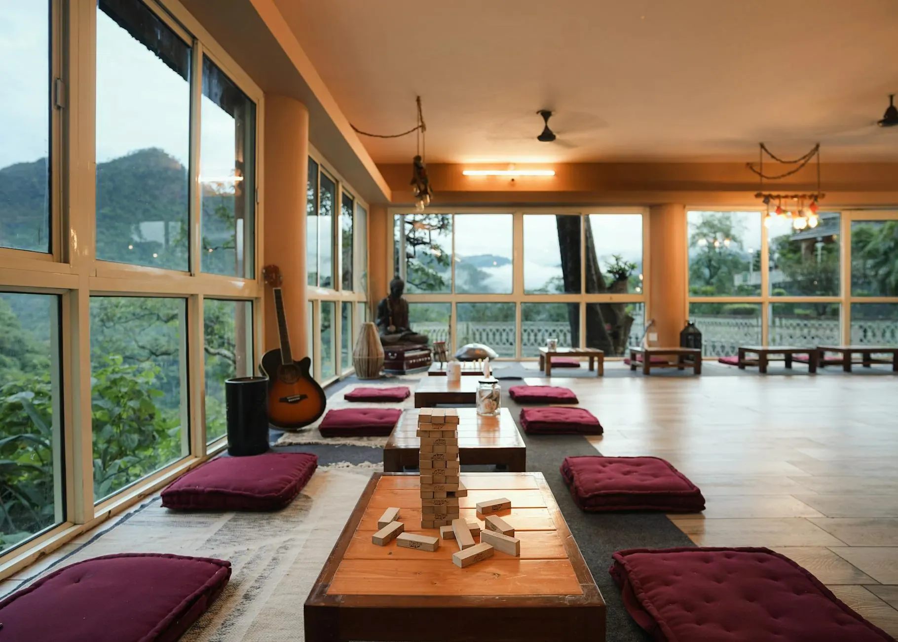 Sky Lake — set in the picturesque Shawangunk Mountains of upstate New York, Sky Lake provides a tranquil natural backdrop for contemplation. The surrounding landscape offers a sense of peace and seclusion, ideal for focused practice and connection with the environment.