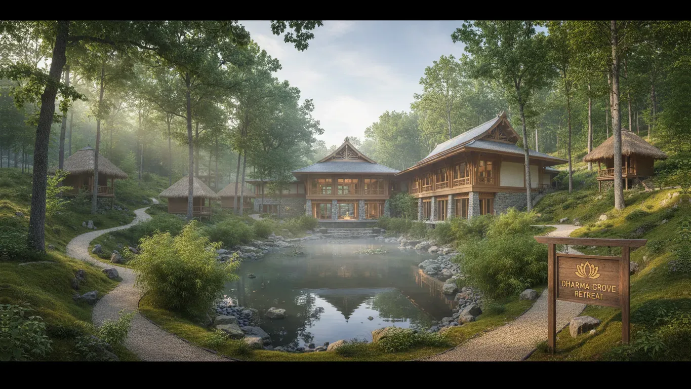 Wat Dhamma Bhavana Buddhist Center — Located in Anchorage, Alaska, the center is situated within a residential area.